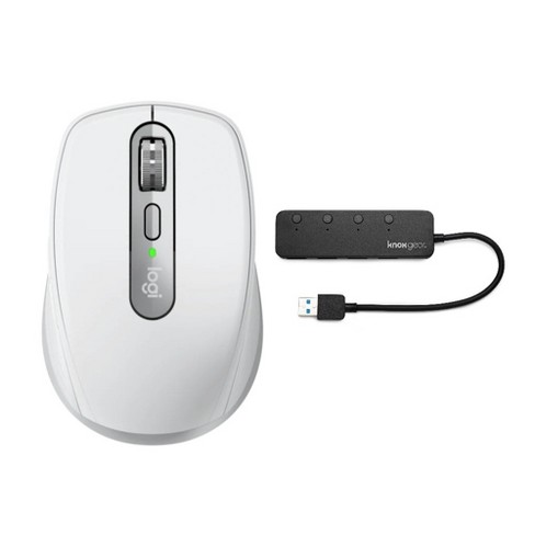 Logitech MX Anywhere 3, RF Wireless/Bluetooth, Optical, Graphite