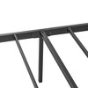 VECELO Platform Bed Frame With Rustic Vintage Wood Headboard and Footboard, Sturdy Metal Slats, No Box Spring Required - 4 of 4