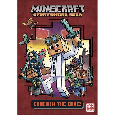 Crack in the Code! (Minecraft Stonesword Saga #1) - (Stepping Stone Book(tm)) by Nick Eliopulos (Hardcover)