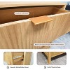 Jojoka 4 Drawer Dresser, Waveform Fluted Panel Wood Dresser, Modern Dressers for Storage Drawers for Bedroom - 2 of 4