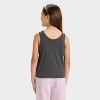 Girls' Pointelle Fitted Lace Trim Tank Top - Cat & Jack™ - 3 of 4