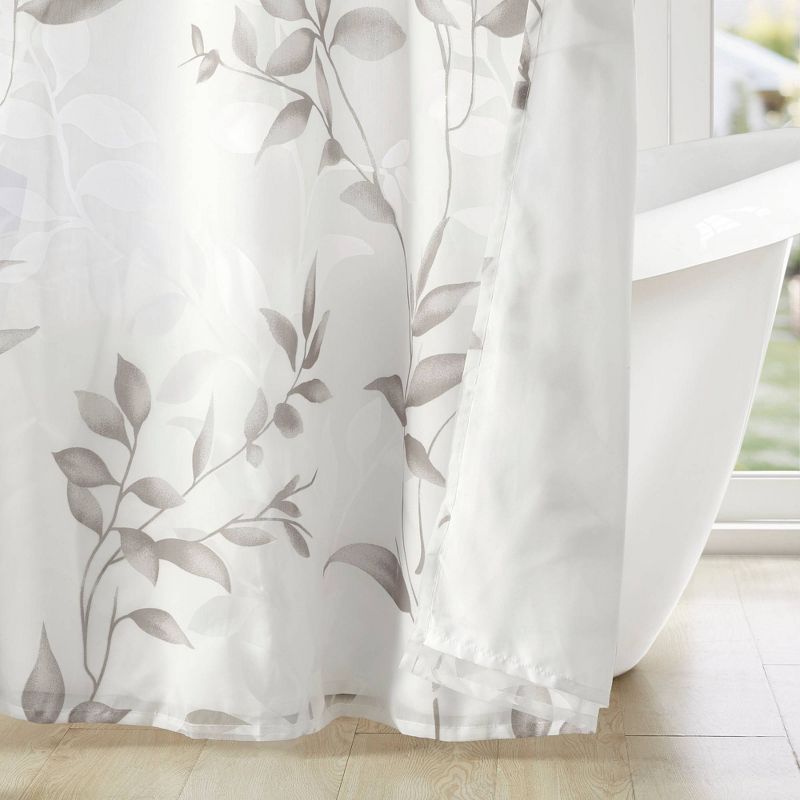 Rosalie Burnout Printed Shower Curtain, 6 of 7