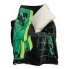 Minecraft Time To Mine Creeper Throw Blanket (45 x 60) - 4 of 4