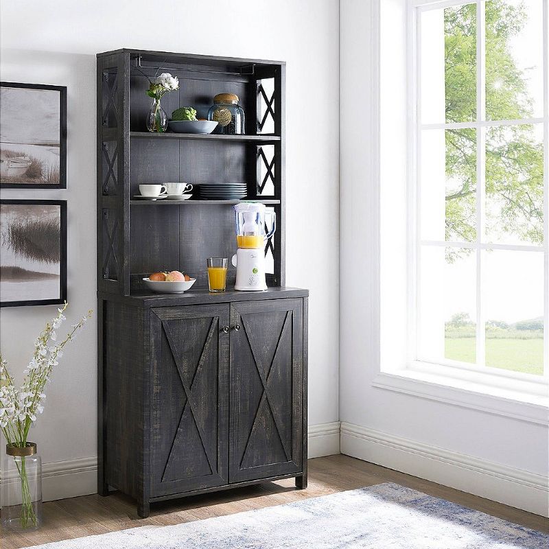 Elegant Wall Bar Cabinet - Home Source, 3 of 11