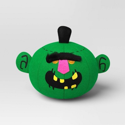 Fabric Pumpkin Monster Figurine - Hyde and EEK! Boutique™ Green