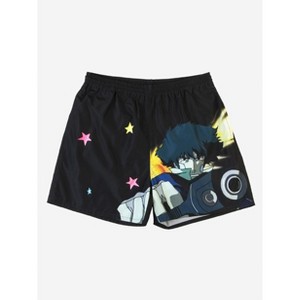 Cowboy Bebop Spike Spiegel Black Glow In The Dark Shorts - 1 of 4
