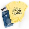 Simply Sage Market Lake Junkie Short Sleeve Tee - 2XL - Yellow - 3 of 4