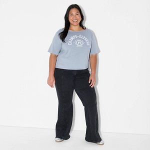 Women's Short Sleeve Off the Shoulder Boxy T-Shirt - Wild Fable™ - 1 of 3