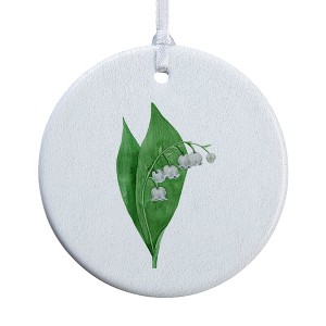 Personalization Mall Birth Month Flower Ornament - 1 of 2
