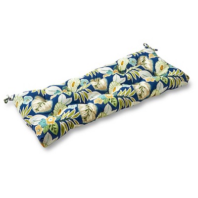 Kensington Garden 17"x44" Floral Outdoor Bench Cushion Marlow: Uv ...