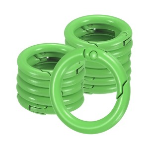 Unique Bargains Metal Spring O Rings Zinc Alloy Durable Multipurpose Lightweight Buckle 5/8 Inch - 1 of 4