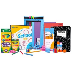 Enday 75-Piece School Supplies Kit for Kindergarten & 1st Grade – Back to School Kit for Girls & Boys – Essential Supplies for Kids - 1 of 1