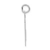 Black Bow Jewelry 14k White Gold, Jersey Collection, Medium Number 51 Pendant - 2 of 4