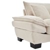 NicBex 84" Corduroy Couch with Pillows,Deep Seat Loveseat Sofa,Comfy Upholstered Cloud Couch,Sleeper Sofa for Living Room,Apartment,Office - 4 of 4