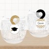 Big Dot of Happiness Tassel Worth The Hassle - Gold - Graduation Party Paper Beverage Markers for Glasses - Drink Tags - Set of 24 - 3 of 4