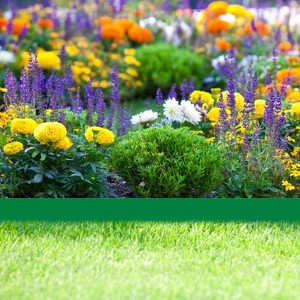 2-Pack Corten Steel Landscape Edging – 42" x 5" Deep, Easy Install Hammer-In Garden Borders - 1 of 4