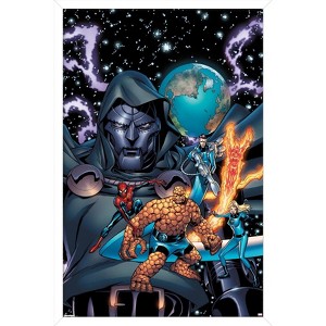 Trends International Marvel Publishing: Fantastic Four - Spider-Man And The Fantastic Four #3 Framed Wall Poster Prints - 1 of 4