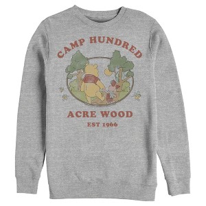 Men's Winnie the Pooh Camp Hundred Acre Wood Sweatshirt - 1 of 4