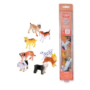 Wild Republic Nature Tube Dog Figurines, 8 Pieces - 1 of 1