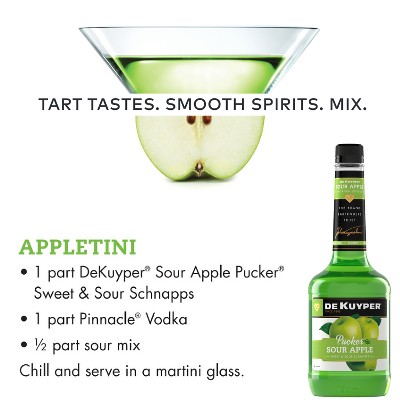 DeKuyper Sour Apple Schnapps - 750ml Bottle