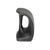 HomeRoots Set of Two 6" Black Metal Decorative Bookends - 4 of 4