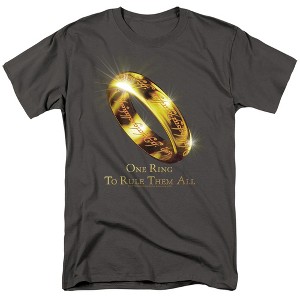 Lord Of The Rings One Ring To Rule Them All Adult T-Shirt - 1 of 4