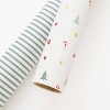 Dark Green and White Pinstripe Gift Wrap, Single Roll - Sugar Paper™ + Target - 4 of 4