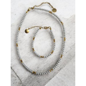 Michelle Marie Boutique's Pearl & Birthstone Color Crystal Jewelry Sets - 1 of 4