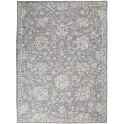 Nourison Asher Asr04 Indoor Only Area Rug - Charcoal 7'10