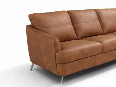 81 Safi Sofa Cappuccino Leather - Acme Furniture : Target