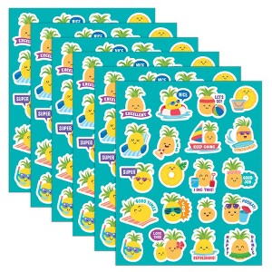 Teacher Created Resources® Pineapple Smelly Stickers, 120 Per Pack, 6 Packs - 1 of 4