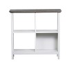 Saint Birch Olivia 4-Shelf Bookcase, Gray Oak/White - image 3 of 4