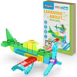 Engino: STEAM Labs Junior: Learning About…Aircrafts - 5 Model Toy Brick Building - 1 of 4
