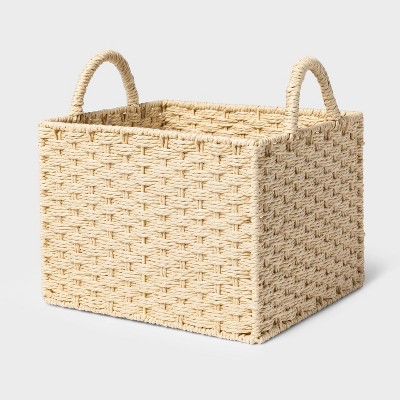 Rectangular Decorative Basket Natural - Threshold™