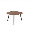 HomeStock Flora Large Side Table, 12mm Flower Shape Top made of Europe HPL, Black Powder-Coating Aluminum Base - 3 of 4