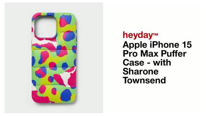 Apple iPhone 15 Pro Max Puffer Case - heyday&#8482; with Sharone Townsend, 2 of 6, play video