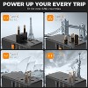 Universal Travel Adapter, 100W GaN International Power Adaptor with 4 USB (2 USB-C), Worldwide Plug Adapter for US EU UK AUS FR IT ES(Type C/G/A/I) - 2 of 4