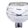 Elegant Candle Holders, Tall & Modern, Chrome Finish, Home Decor Accent, Ideal for Living Room & Celebrations - 3 of 4