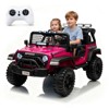 24V 2-Seater Kids Ride On Truck, Electric Car w/ Remote, 4WD, LED Lights, Music, 7Ah Battery & 2 Speeds - 2 of 4