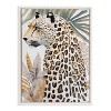 Kate & Laurel All Things Decor 18"x24" Sylvie Beaded Fern Cheetah Framed Canvas by Inkheart Designs White - 2 of 4