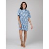 Olive Workshop Sconset Shirt Dress Blue - 4 of 4