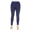 24seven Comfort Apparel Women's Plus Comfortable Ankle Length Leggings - 3 of 4