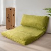 MAXYOYO Bean Bag Sofa Bed - Corduroy Floor Sofa with Washable Cover, Green - 2 of 4