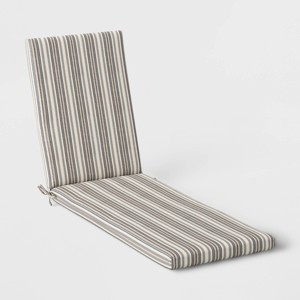 78"x24" Woven Outdoor Chaise Lounge Cushion - Threshold™ - 1 of 4