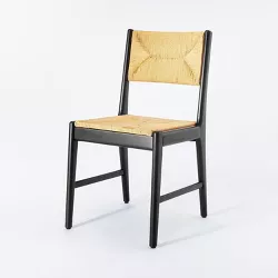 Sunnyvale Woven Dining Chair Black - Threshold™ designed with Studio McGee