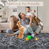 Oriental Washable Rugs for Living Room, Bedroom Area Rug Ultra-Thin Soft Non Slip Stain Resistant Vintage Throw Carpet - 4 of 4