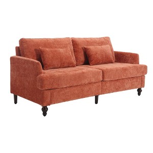 NicBex Modern Loveseat Sofa Upholstered Love Seat Couches with Wood Legs 2-Seat Comfy Sofa with Soft Cushion for Bedroom,Living Room - 1 of 4