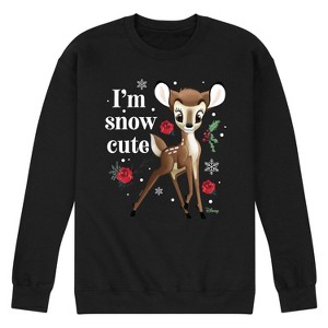Men's - Disney - Christmas - I'm Snow Cute Graphic Fleece Sweatshirt - 1 of 4
