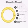 Unique Bargains Metal Spring O Rings Zinc Alloy Durable Multipurpose Lightweight Buckle 5/8 Inch - 2 of 4