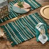 Park Designs Rainforest Chindi Green Table Runner 13" x 54" - 2 of 4